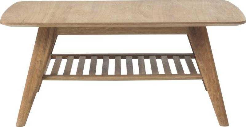 Rho Sofabord i Natur med Lakoverflade - Skandinavisk Elegance