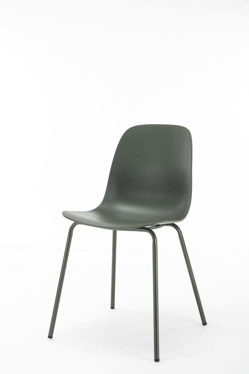 Whitby Spisebordsstol i Olivegrøn - Stilfuldt Design