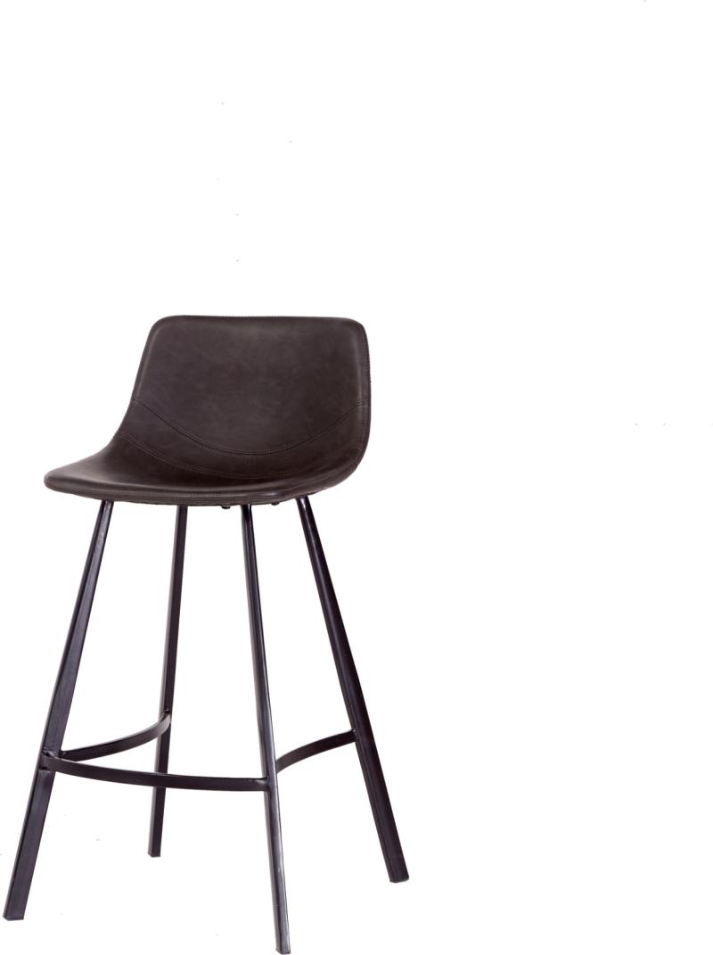 Yukon Barstol i Grå Kunstlæder - Elegant Design