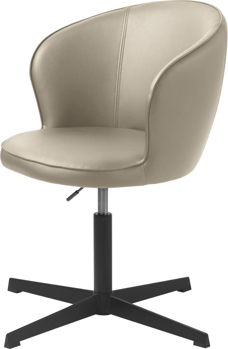 Gain Kontorstol i Beige - Elegant og Komfortabel Design