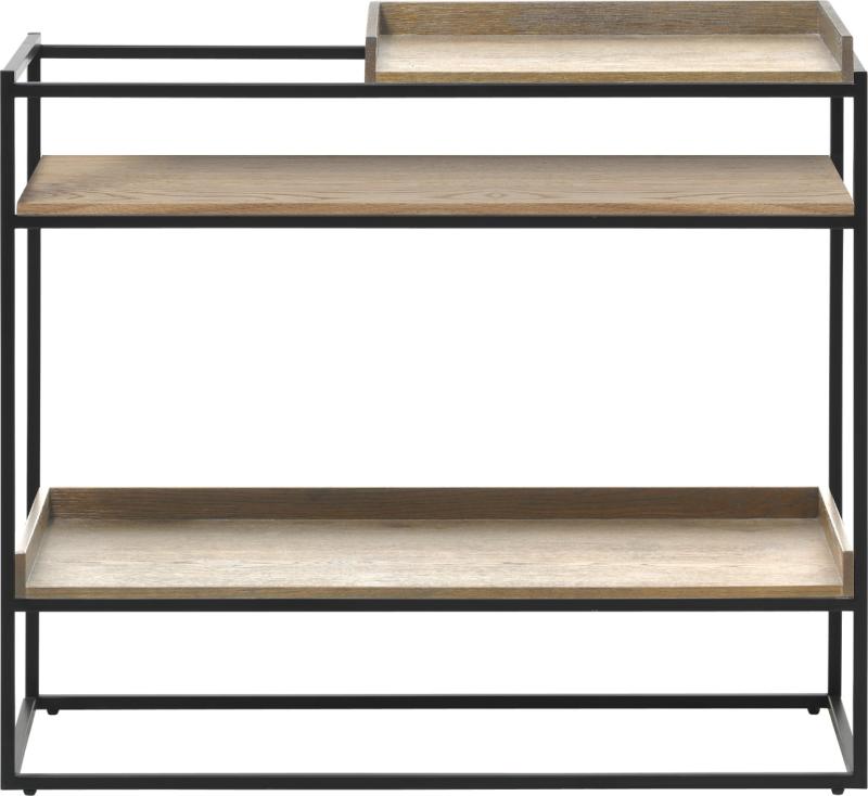 Rivoli Konsolborde Natur H79x38x90 Egetræ Metal
