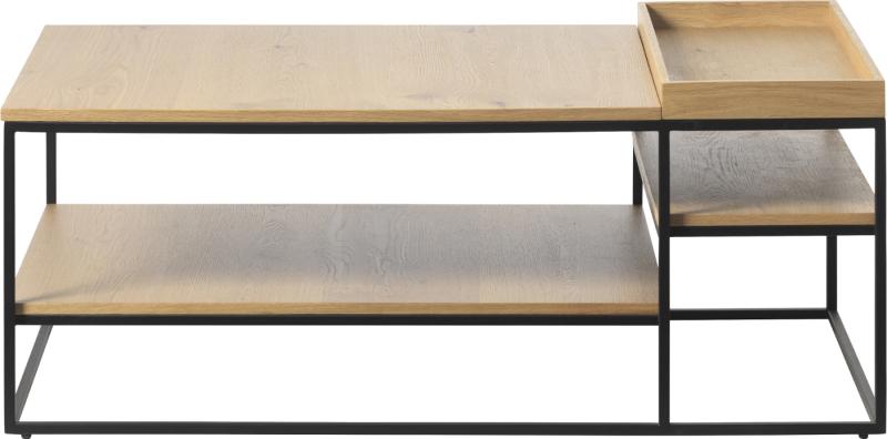 Rivoli Sofabord i Natur - Elegant Design i Egetræ og Metal