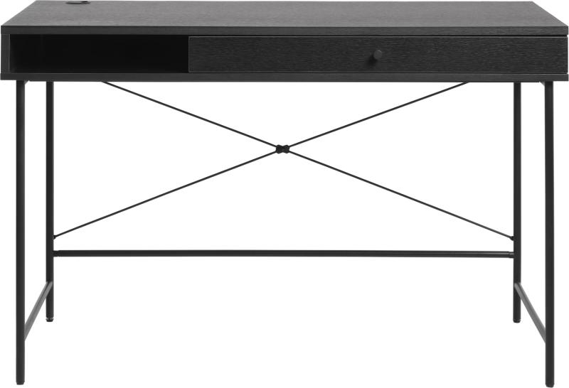 Pensacola Skrivebord i Sort - Elegant Design til Kontoret