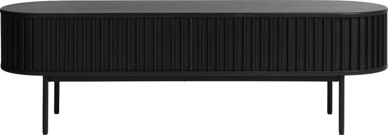Siena TV-bord i sort egetræ - Elegant og funktionelt design