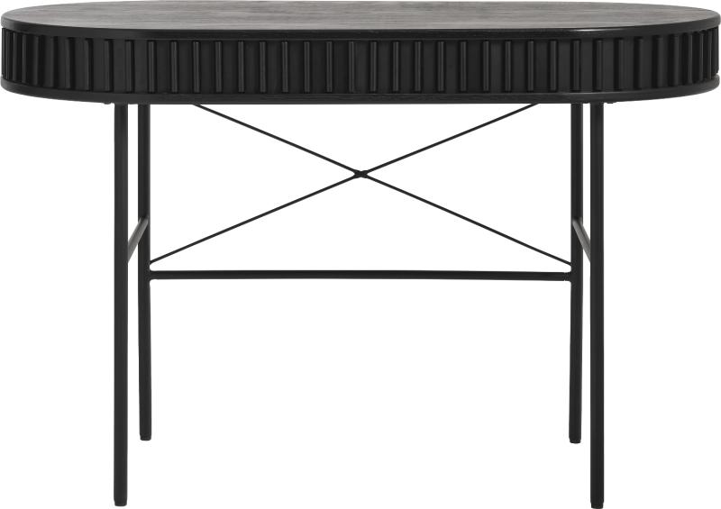 Siena Skrivebord Sort H75x120x60 Egetræ