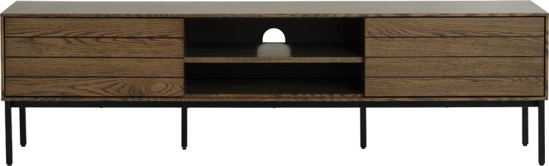 Modica TV-bord i egetræ - Elegant og funktionelt design