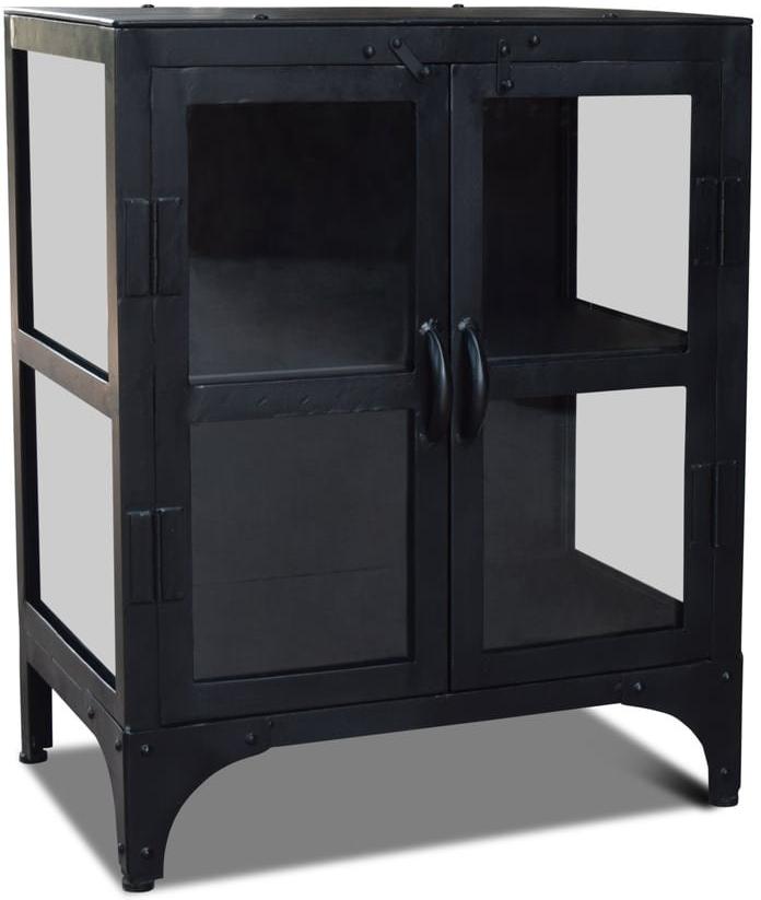 Elegant Factoria Kommode med Glaslåger til Dit Hjem