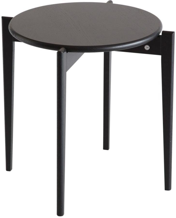 Tilia  Sofabord  Sortbejdset Egetræ  H51x48