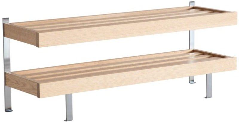Nadja Skohylde i Hvidolieret Egetræ - Elegant Design
