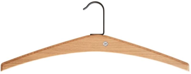Cora Bøjle i Lakeret Eg - Elegant Garderobe Tilbehør