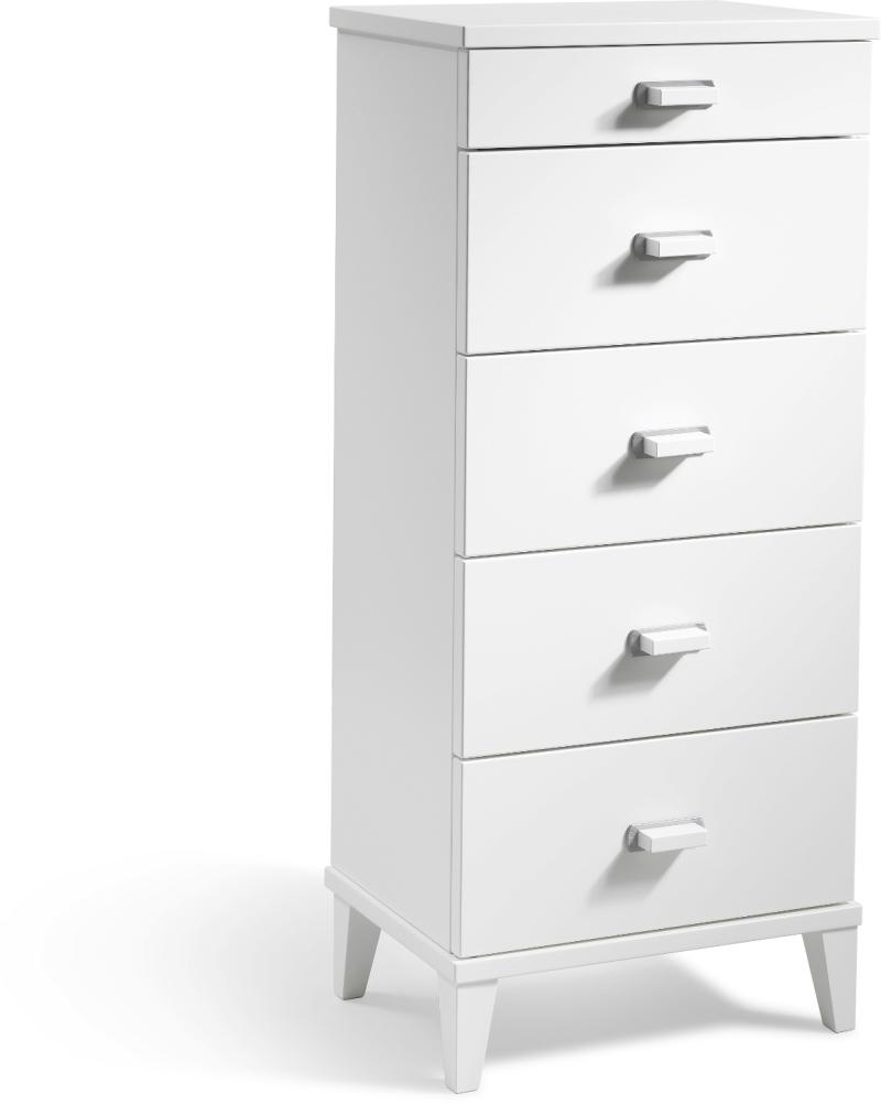 Malva Kommode i Hvidlakeret MDF - Elegant Skandinavisk Design