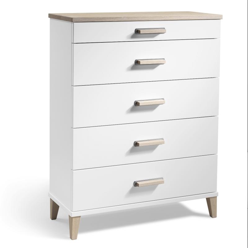 Malva Kommode i Hvidolieret Egetræ - Elegant Design