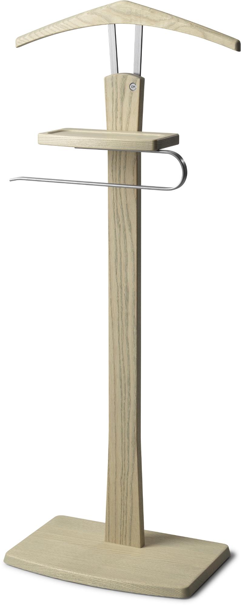 Zeve  Stumtjener  Gråolieret Ask Stål  H108x40    Massiv Ask
