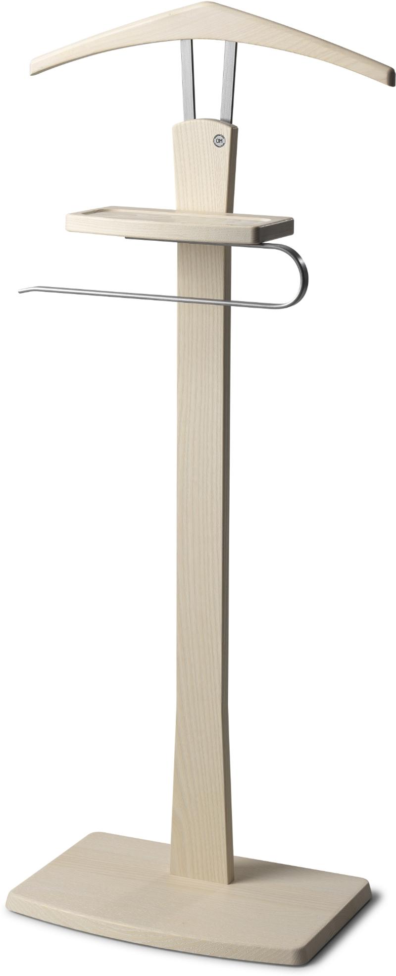 Zeve Stumtjener i Hvidolieret Ask og Stål - Elegant Design