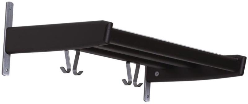 Meja Hattehylde i Sortbejdset Egetræ - Elegant Design