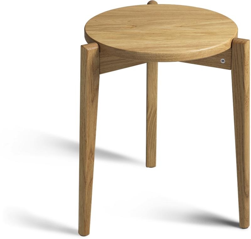 Vinz Taburet i Olieret Eg - Elegant Nordisk Design