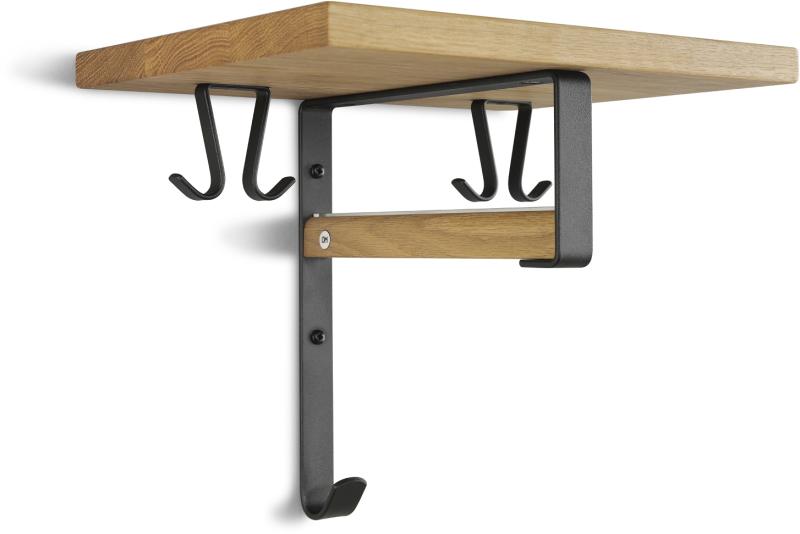 Cott Hattehylde i Lakeret Eg - Matsort Stål Design