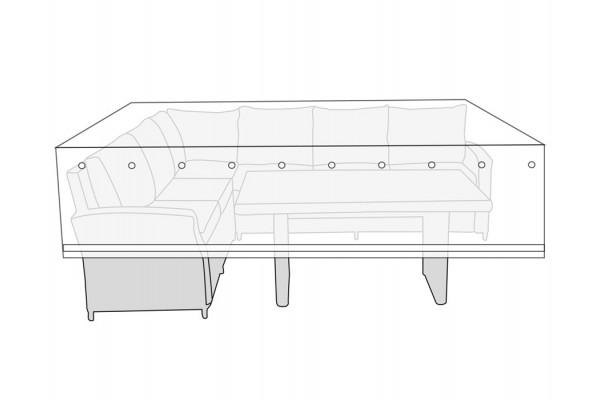 Hjørnesofa Overtræk 280x215 cm - Vandtæt & Luksus Kvalitet