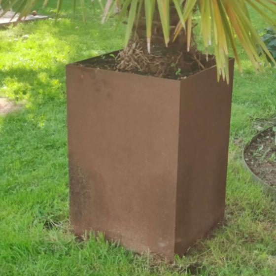 Rustik Plantekasse i 40x40x60 cm - Holdbar Stål Design