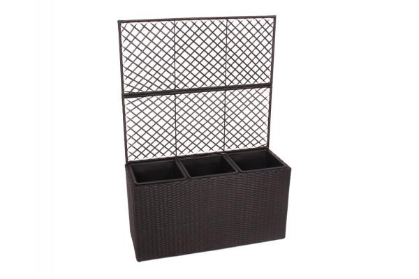 Plantekasse med Espalier - Sort til Smukke Planter