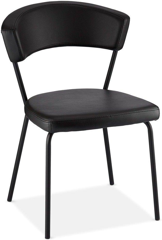 Gordon Spisebordsstol i Sort - Elegant og Komfortabel