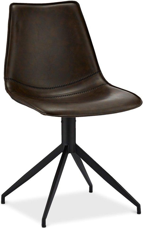 Elegant Mørkebrun Spisebordsstol fra Raymond & Hallmark
