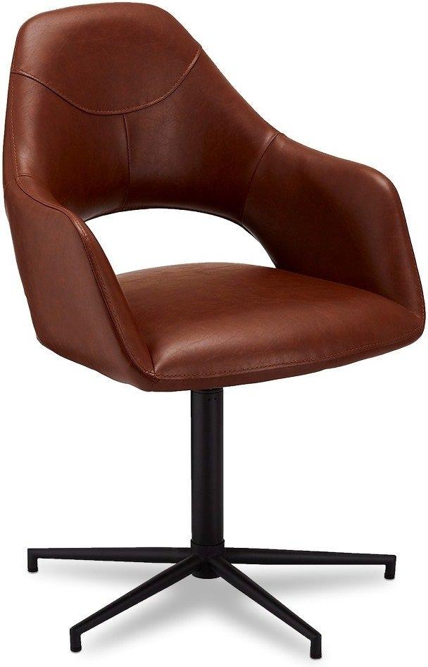 Pinmore Spisebordsstol i Lysebrun - Elegance til Dit Bord
