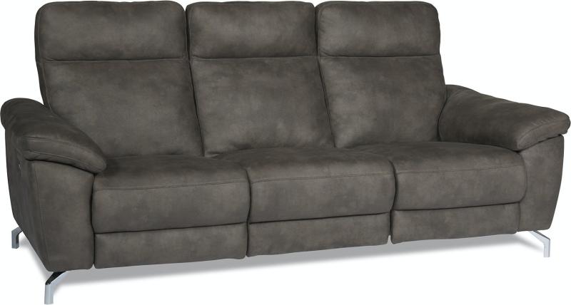 Edinburgh   -personers Sofa  Grå Brun  H101x222x96    Stof