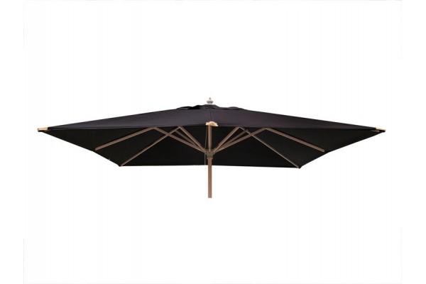 Signe Markedsparasol 3x3 Meter - Sort Tilbud!