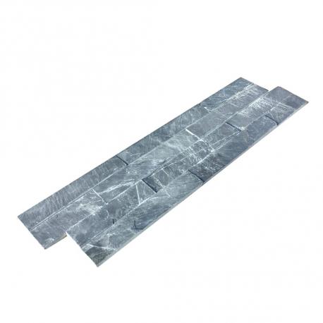 Skifer Vægpaneler Mustang Black  Sort  60x15x1  -      Med Not