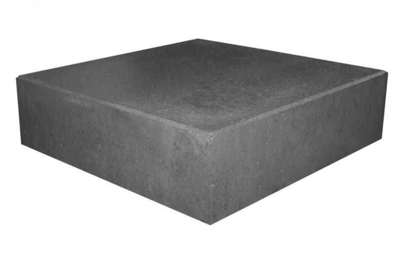 Sort Koksgrå 50x50x14 Trappetrin