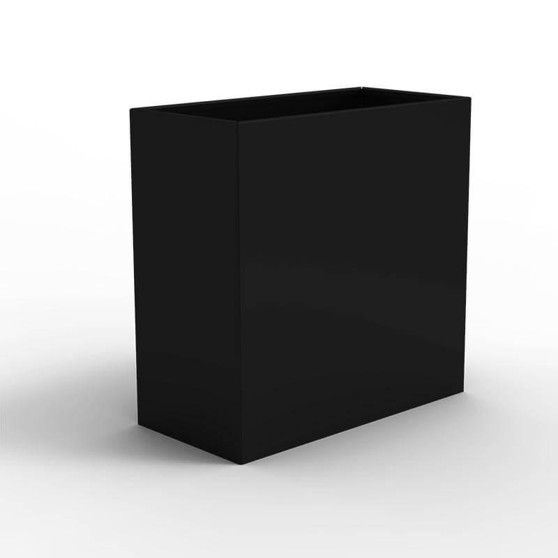 Thor Højbed i Sort Stål - Rektangulær 40x560 cm