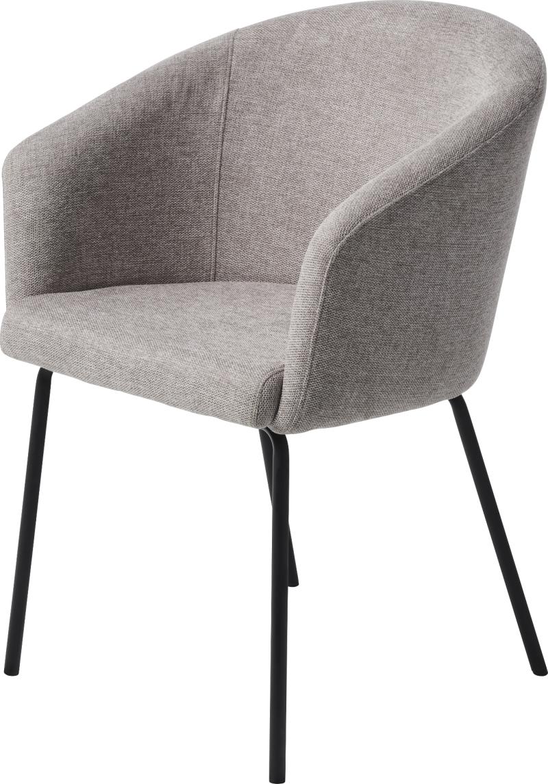 Elegant lysegrå spisebordsstol fra Nordique Design