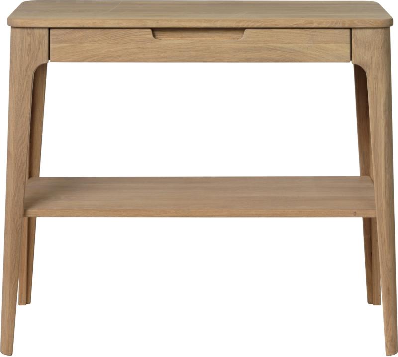 Amalfi  Konsolborde  Natur  H78x37x90    Egetræ