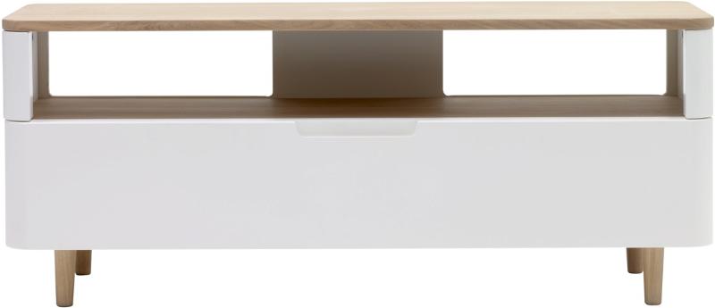 Amalfi TV-bord i Natur - Elegant Design i Egetræ