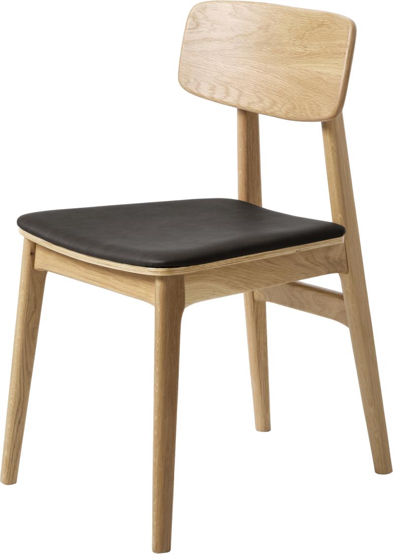 Livo Spisebordsstol i Sort Natur - Elegant Design