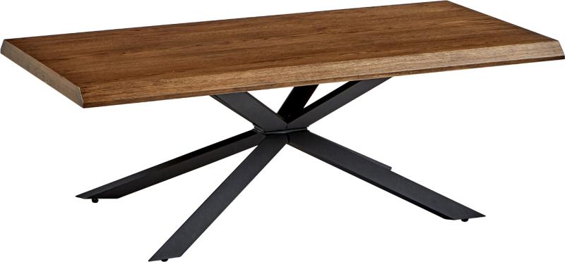 Arno  Sofabord  Røget  H45x68x130    Egetræ  Metal