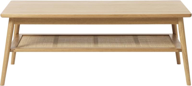Barrali  Sofabord  Natur  H45x60    Egetræ  Rattan