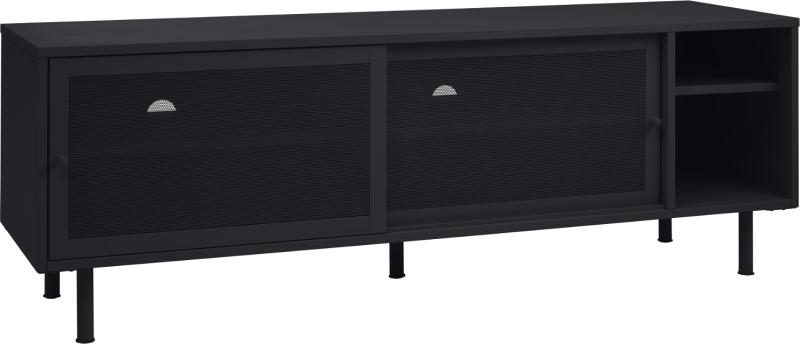 Veep TV-bord i sort metal - Elegant design til stuen