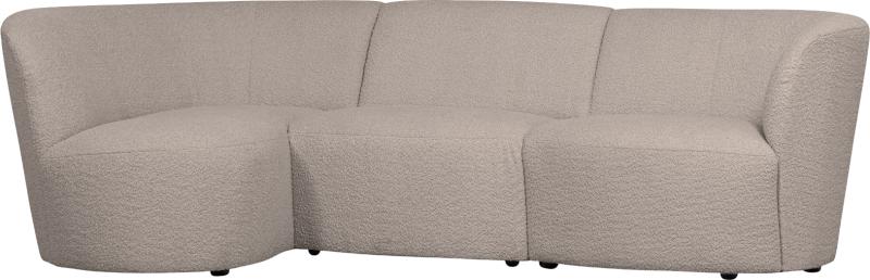 Coco 3-personers Sofa Venstre Sand - Stort Udsalg!