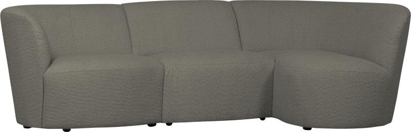 Coco -personers Sofa Højrevendt Varm Grøn H70x138x230