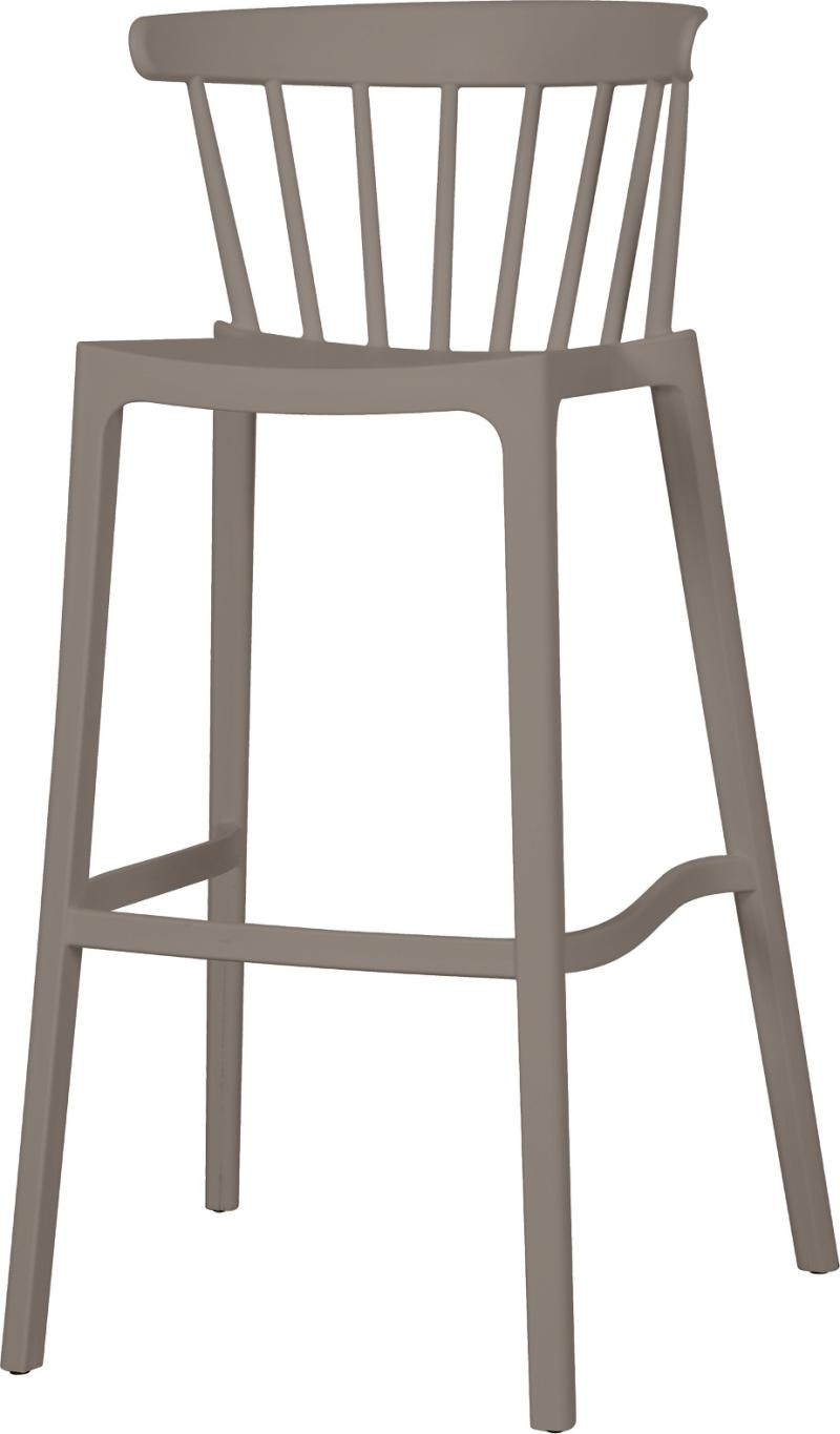 Bliss Udendørs Barstol Grå H103x51x54