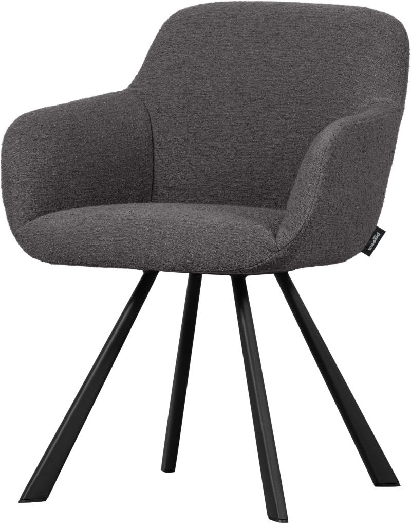 Mellemgrå Juno Spisebordsstol fra WOOOD - Elegant Design