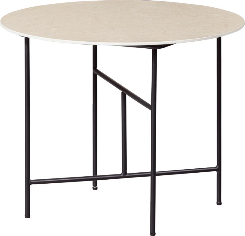 Vida  Sofabord  Natur  H48x60x60    Porcelæn  Metal