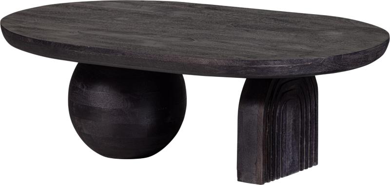 Collection Steppe Sofabord i Sort - Afrikansk Elegance