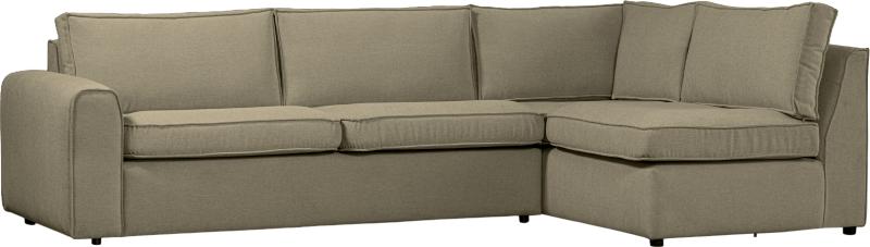 Freek Hjørnesofa Højrevendt Lysegrøn H80x175x284