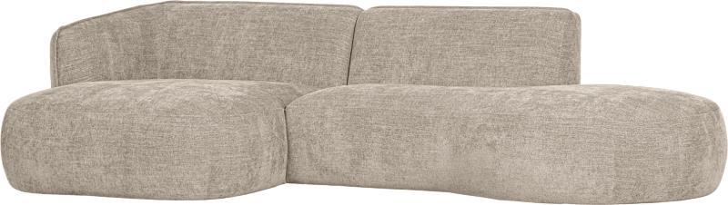 Polly Venstrevendt Hjørnesofa i Sand - Moderne Design