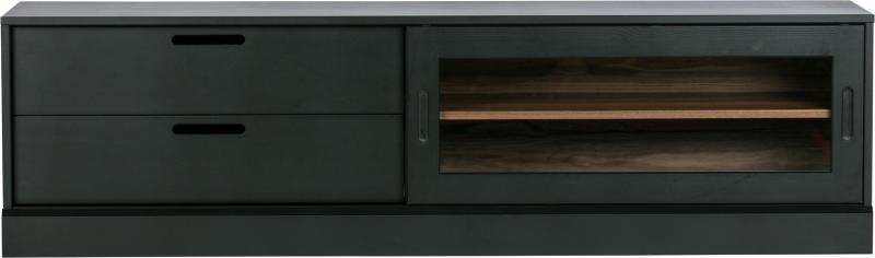 James Skænk Sort Natur H50x42x180 Fyrretræ