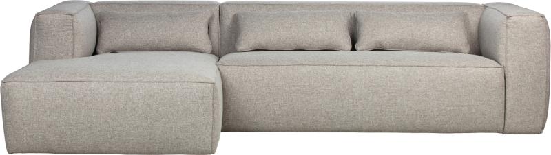 Bean  Hjørnesofa Venstrevendt  Lysegrå  H73x175x305    Stof