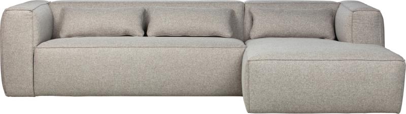 Bean Hjørnesofa Højrevendt i Lysegrå - Elegant Design